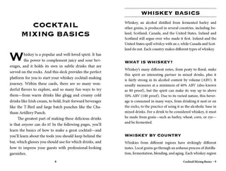 Simon & Schuster - Whiskey Cocktail Cards A–Z by Adams Media