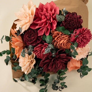 Sola Wood Flowers - Deluxe Large Bouquet - Labyrith Dahlia