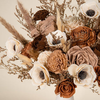 Sola Wood Flowers - Fall Decor Finished Vase