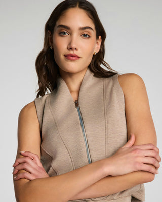 SPANX AirEssentials Shawl Collar Half Zip Jumpsuit