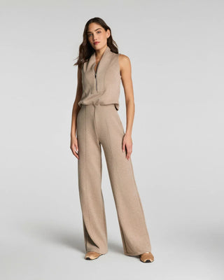 SPANX AirEssentials Shawl Collar Half Zip Jumpsuit
