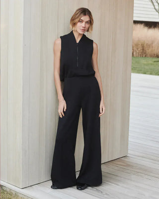 SPANX AirEssentials Shawl Collar Half Zip Jumpsuit