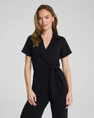 SPANX AirEssentials® Collared Tie-Waist Jumpsuit