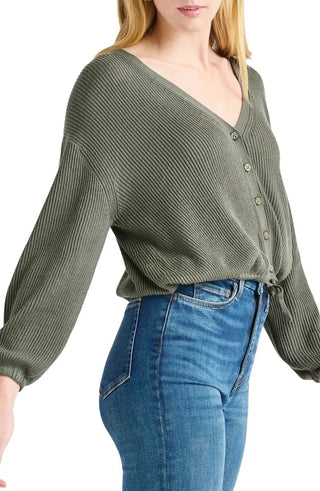 Splendid Bri Cardigan - Olive