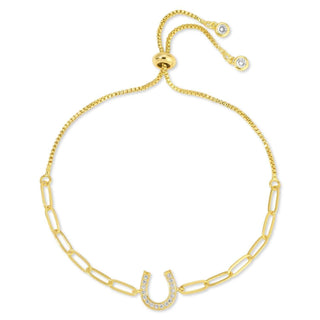 Splendid Iris - Horseshoe Pulley Bracelet