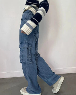 Splendid Aven Indigo Cargo Pant