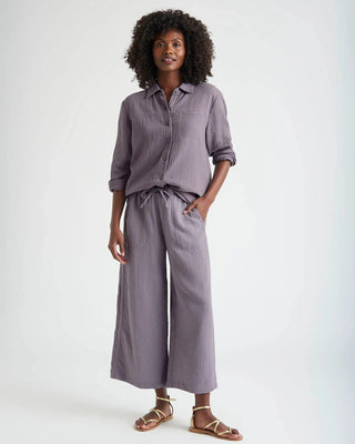 Splendid Kit Gauze Button Down Shirt - Taryn x Philip Boutique