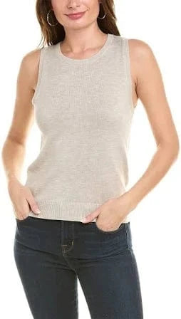 Splendid Carmella Sweater Vest in Oat Heather