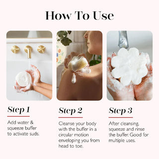 Spongelle Eco Body Buffer Eucalyptus Mint