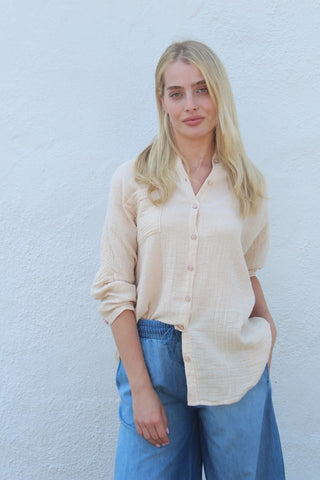 Stark x Tie Dye Boyfriend Shirt - Taryn x Philip Boutique