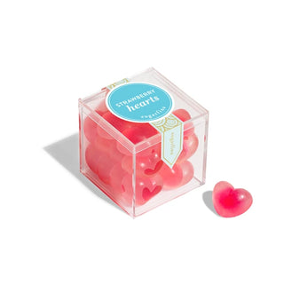 Sugarfina Strawberry Hearts - Small Candy Cube