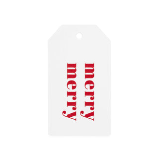 Sugar Paper - Red Merry Merry Gift Tag, Box of 10