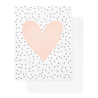 Sugar Paper - Pink Heart Love Greeting Card
