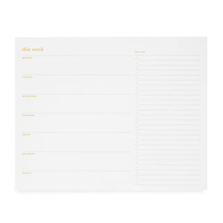 Sugar Paper - The Weekly Planning Notepad