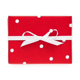 Sugar Paper - Gift Wrap Roll, Red Scatter Dot