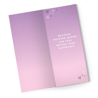 Sweeter Cards Chocolate Bar + Greeting Card in ONE! - Self Care Chocolate Bar and Greeting Card