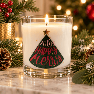 Holiday Evergreen 10oz Candle | 11oz DOF Glass