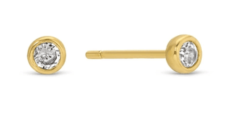 Splendid Iris Pavé Velvet Stud Set