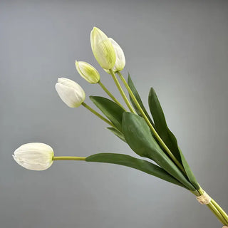 Sweet Home Deco 19'' Real Touch Tulips Bunch