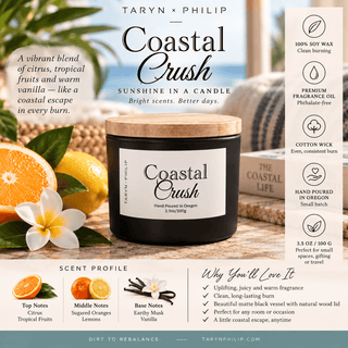 Coastal Crush 3.5 oz Soy Candle