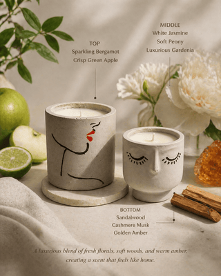 Concrete Planter Candle