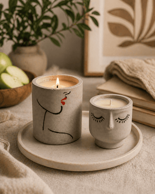 Concrete Planter Candle