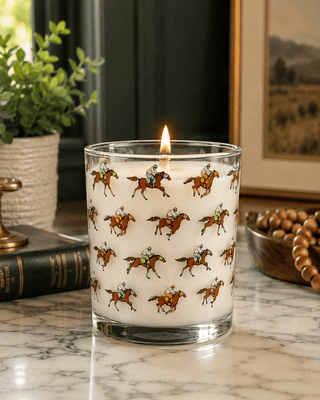 Derby Day - True Grit 14oz Scented Candle in 15oz Whiskey Glass