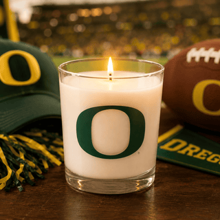 Duck Territory - U of O Inspired 15oz Scented Candle in DOF Glass