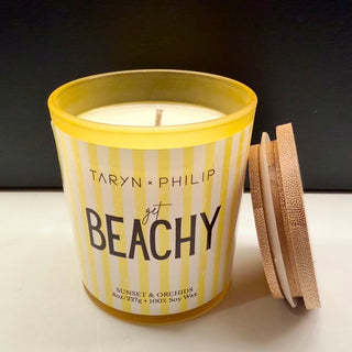 Get Beachy 8oz Candle: Sunset & Orchids