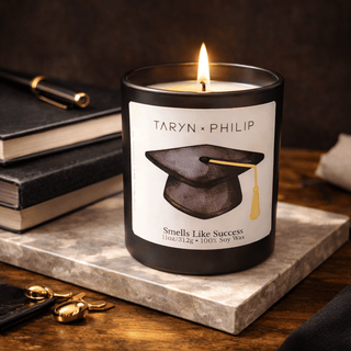 Graduation Cap: Smells Like Success • Tonka & Oud 11oz
