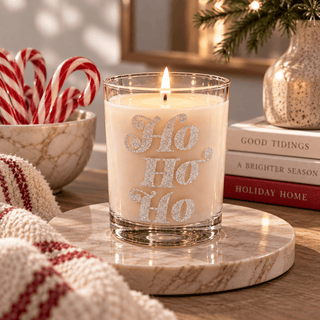 HO HO HO Candy Cane 10oz Candle
