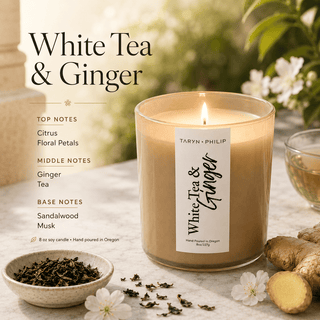 White Tea & Ginger 8oz Candle