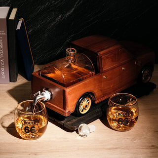 The Wine Savant /  Khen Glassware - The Wine Savant Truck Decanter F150