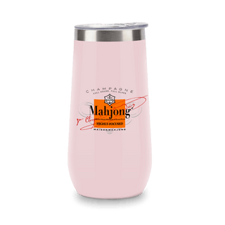 Toss Designs - Champagne Tumbler (Pink) - Mahjong Org Label