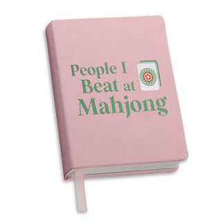 Toss Designs - Journal (Pink) - People I Beat at Mahjong