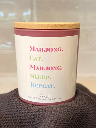 Mahjong... Repeat. 8oz 100% Soy Wax Scented Candle