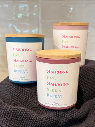 Mahjong... Repeat. 8oz 100% Soy Wax Scented Candle