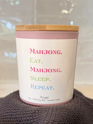 Mahjong... Repeat. 8oz 100% Soy Wax Scented Candle