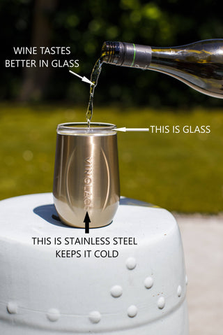 Copper Stemless Wine Glass - Taryn x Philip Boutique