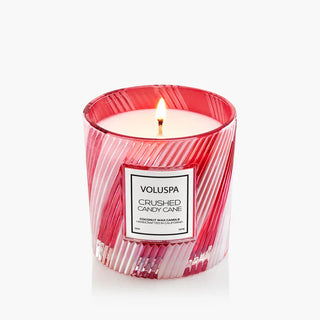 Voluspa Crushed Candy Cane Luxe Classic Candle 12oz