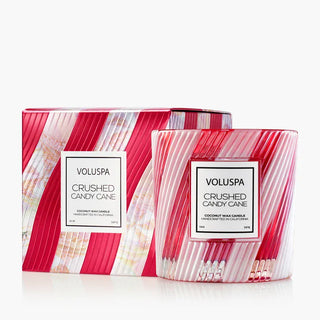 Voluspa Crushed Candy Cane Luxe Classic Candle 12oz