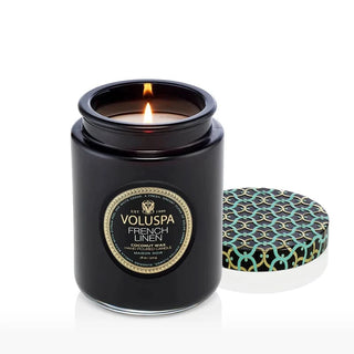 Voluspa French Linen Large Jar Candle