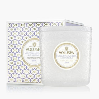 Voluspa Mountain Lavender & Chamomile Luxe Candle