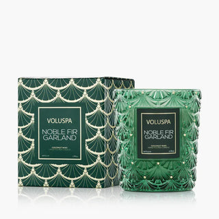 Voluspa Noble Fir Garland Luxe Classic Candle 12oz