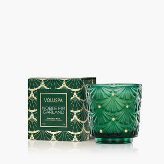 Voluspa Noble Fir Garland Pedestal Candle 2.5oz