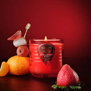 Voluspa Strawberry Rush Boxed Candle