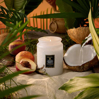 Voluspa Tahitian Coconut Vanilla Classic Candle