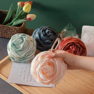 rose-shaped bath sponges