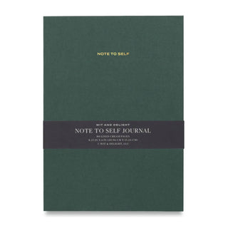 Wit & Delight - Green Note To Self Journal