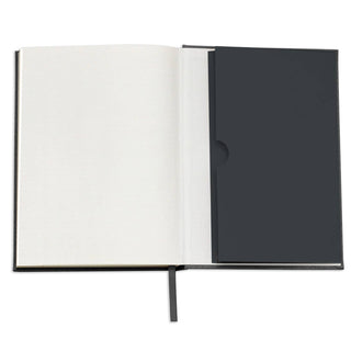 Wit & Delight - Black Linen Note to Self Journal: Linen on